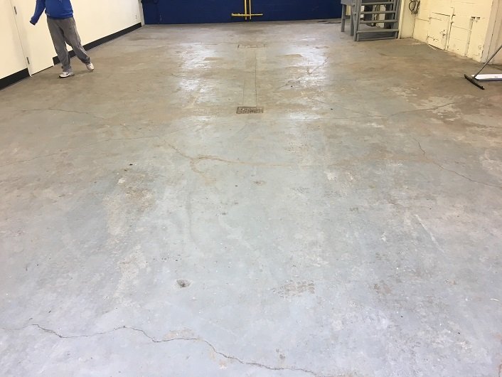 Commercial high-gloss epoxy finish