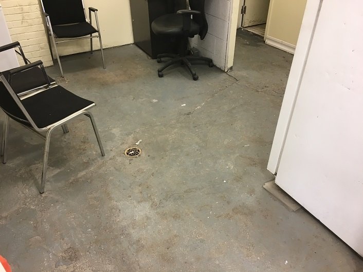 Commercial space epoxy floor