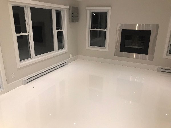 Residential epoxy coating
